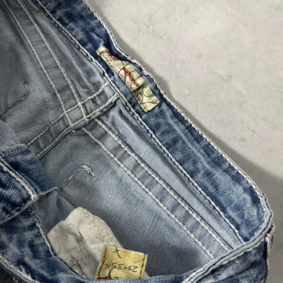 BKE Sabrina Bootcut Jeans Medium Wash Distressed - Size: 32x35 - Picture 4 of 9